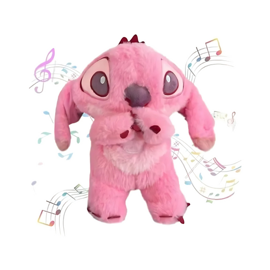 Peluche Stitch Respira y Tranquiliza Color Rosado