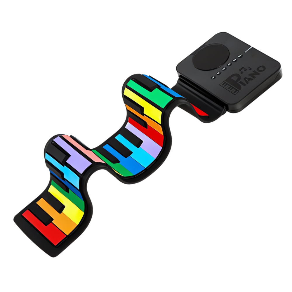 Piano Flexible Portátil 49 Teclas con Sonido Real y USB