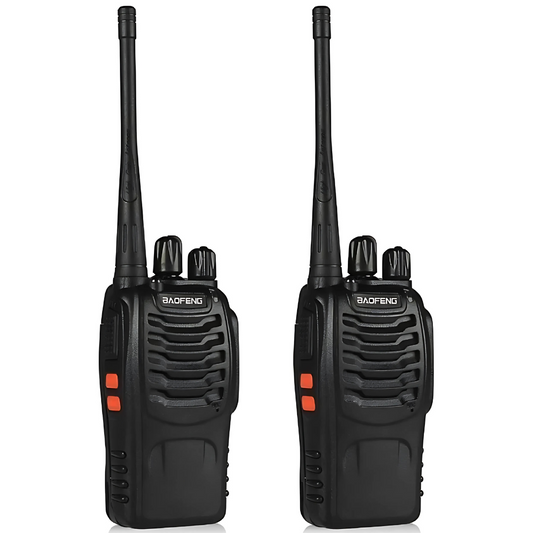 Radio Walkie Talkie Baofeng Bf-888s Uhf X2 Bateria 1500mah