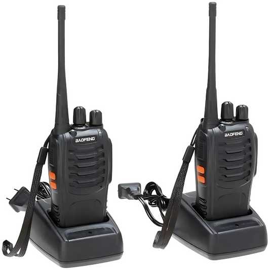 Radio Walkie Talkie Baofeng Bf-888s Uhf X2 Bateria 1500mah
