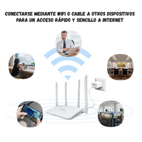 Módem Router 4g Lte R103 Repetidor Tarjeta Sim 4 Antenass