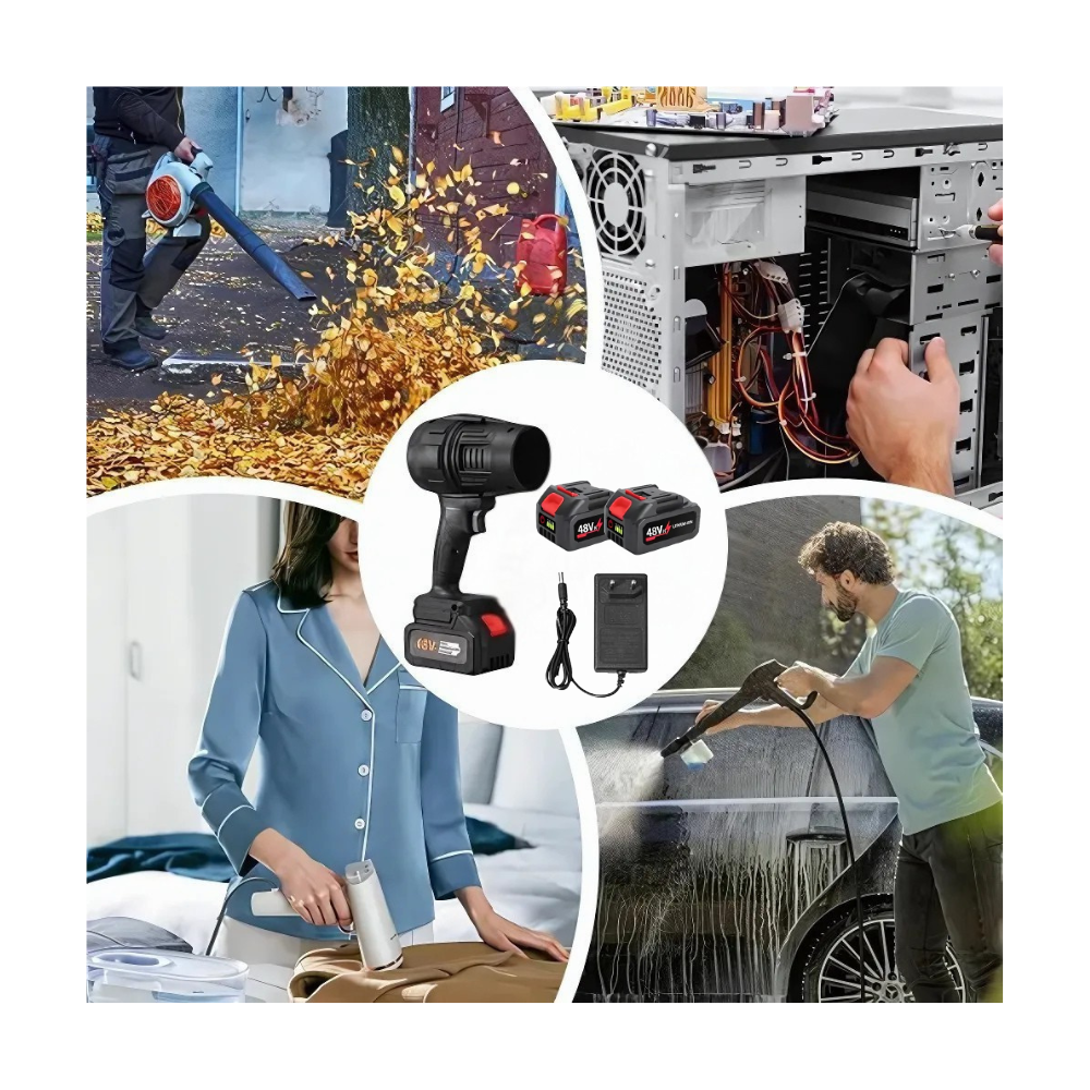 Soplador De Hojas Inalambrico Portatil 35000 PA