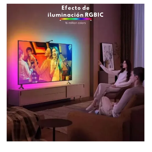 Tira Cinta Luz Led Rgb Inmersiva Inteligente Para Tv Cámara