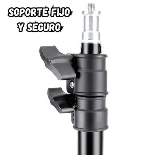 Trípode Stand 2.10m Para Aro De Luz Cámara Flash