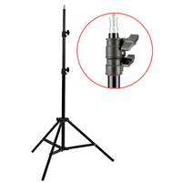 Trípode Stand 2.10m Para Aro De Luz Cámara Flash