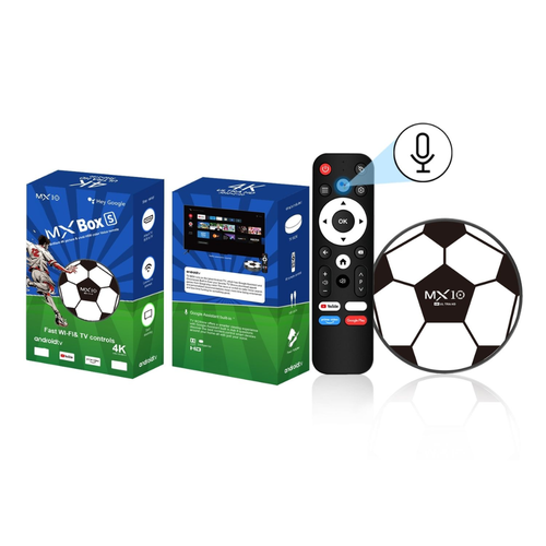 Tv Box Mundialista Reproductor Multimedia Control Remoto Por Voz