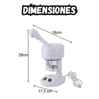 Vaporizador Ozono de Iones Spa Facial hidratante Portatil DT-03