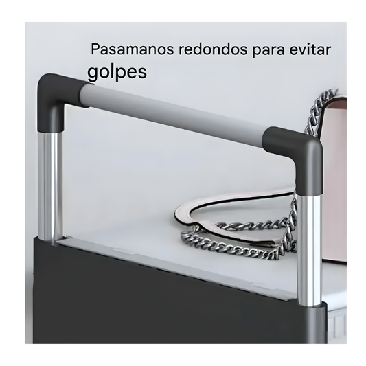 Zapatero Triple Con Tapa Anti Polvo Organizador Metálico