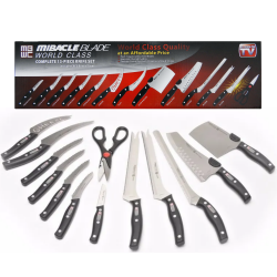 Set de Cuchillos Profesional Miracle Blade 13 Piezas Acero Inoxidable