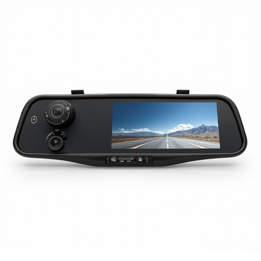 Espejo Retrovisor Con Cámara Táctil Dual Full HD DVR 1080P